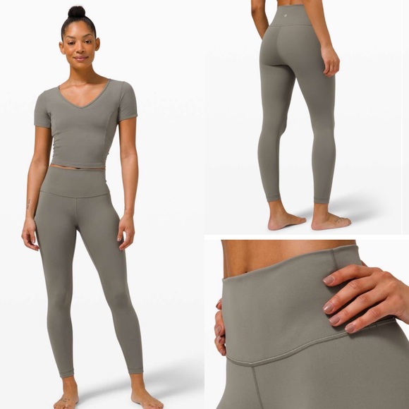 lululemon athletica Pants - Lululemon Wunder Under High-Rise Tight 25" *Luxtreme
Grey Sage! EUC
